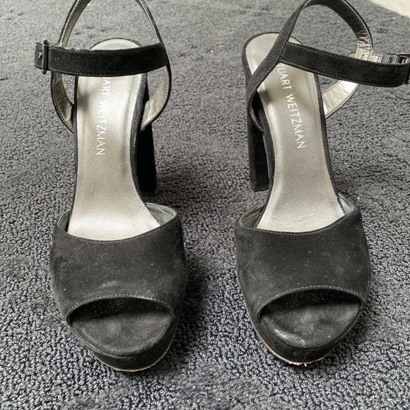 Stewart weitzman suede platform heels - Picture 2 of 6